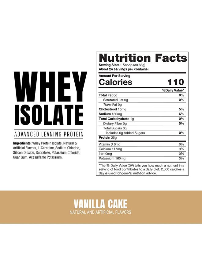 Whey Isolate Advanced Leaning Protein