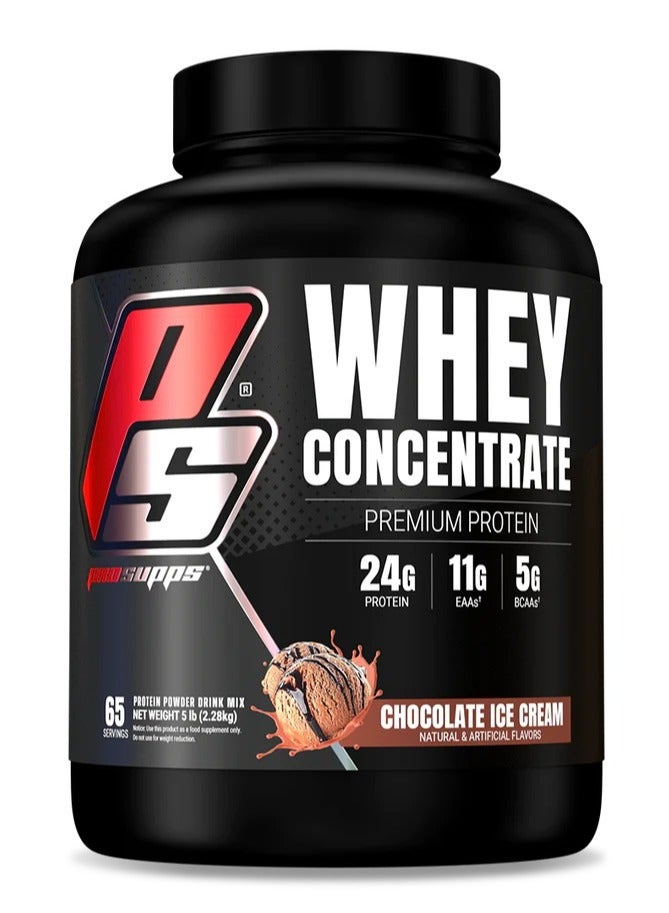 PROSUPPS Whey Concentrate Protein 5lb Chocolate Ice Cream