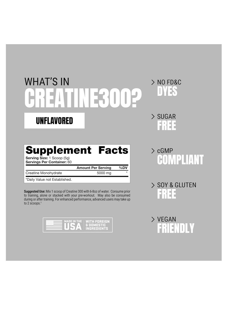 PROSUPPS Creatine 300 Monohydrate Unflavored 300gm