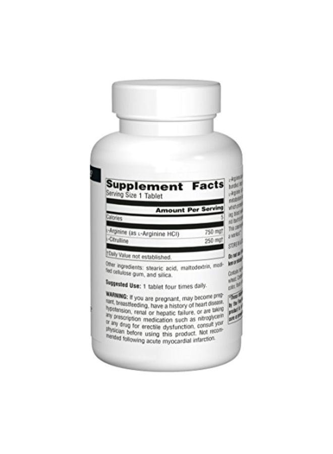 L-Arginine L-Citrulline Complex 1000mg - 120 Tablets