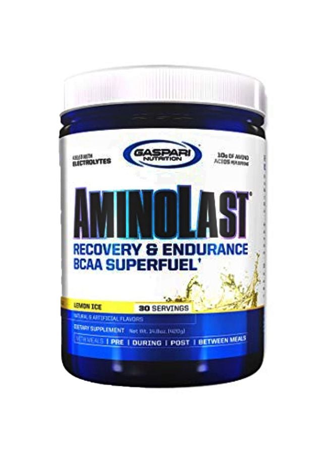 Aminolast Powder Recovery Supplement - Lemon Ice 14.8 oz (420 g)