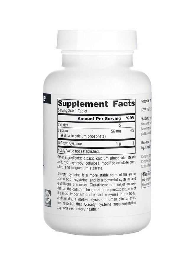N-Acetyl Cysteine Antioxidant And Liver Support 1000mg - 120 Tablets