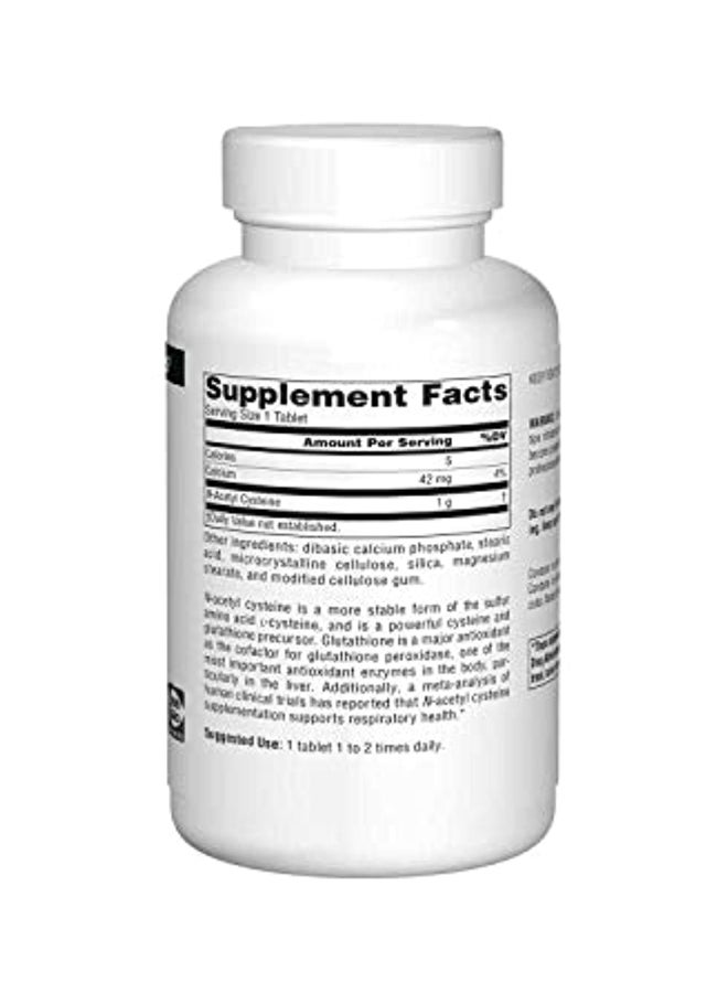 N-Acetyl Cysteine Antioxidant And Liver Support 1000mg - 120 Tablets