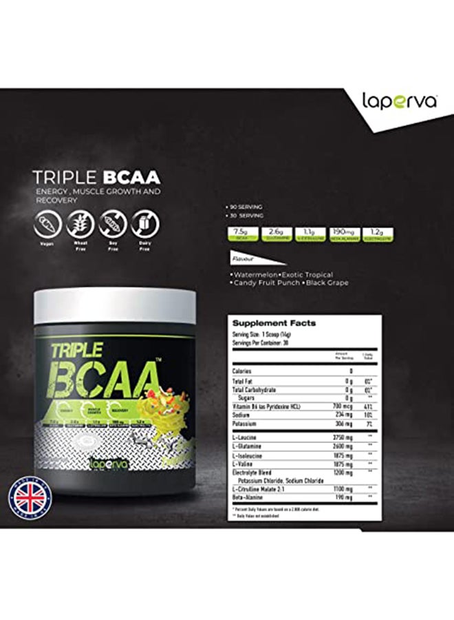 Triple BCAA Watermelon Flavour Powder -30 Servings 420 gm