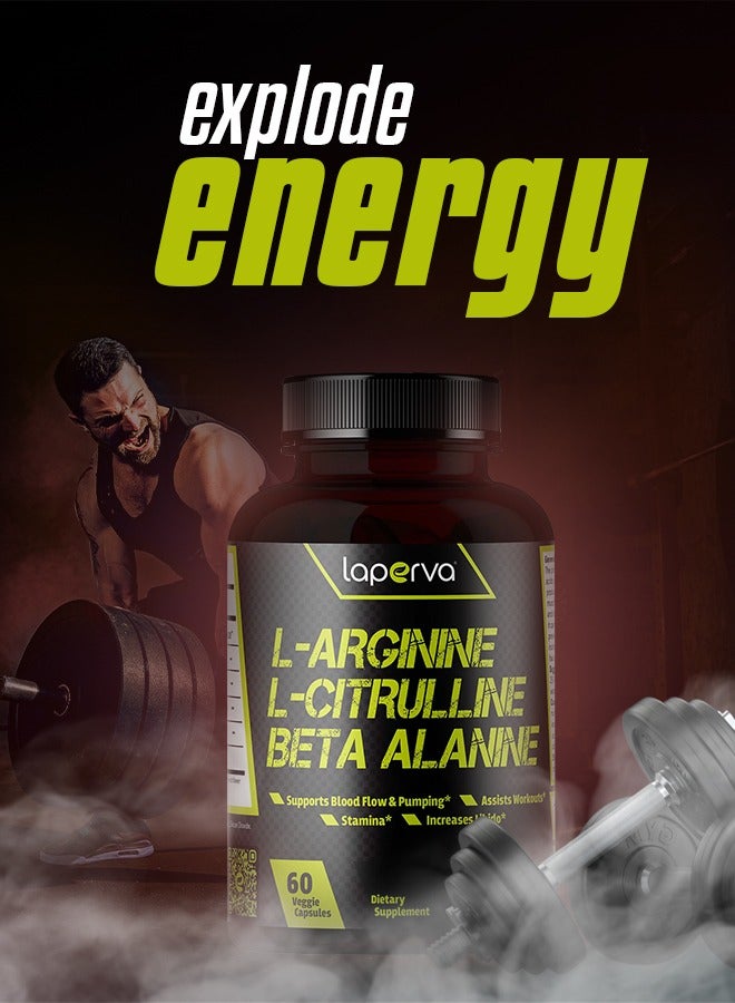 L-Arginine L-Citrulline Beta-Alanine- 60Capsule