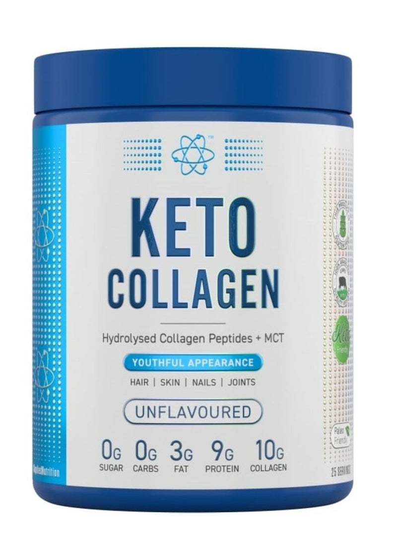 Applied Nutrition Keto Collagen, UNFLAVOURED, 325g