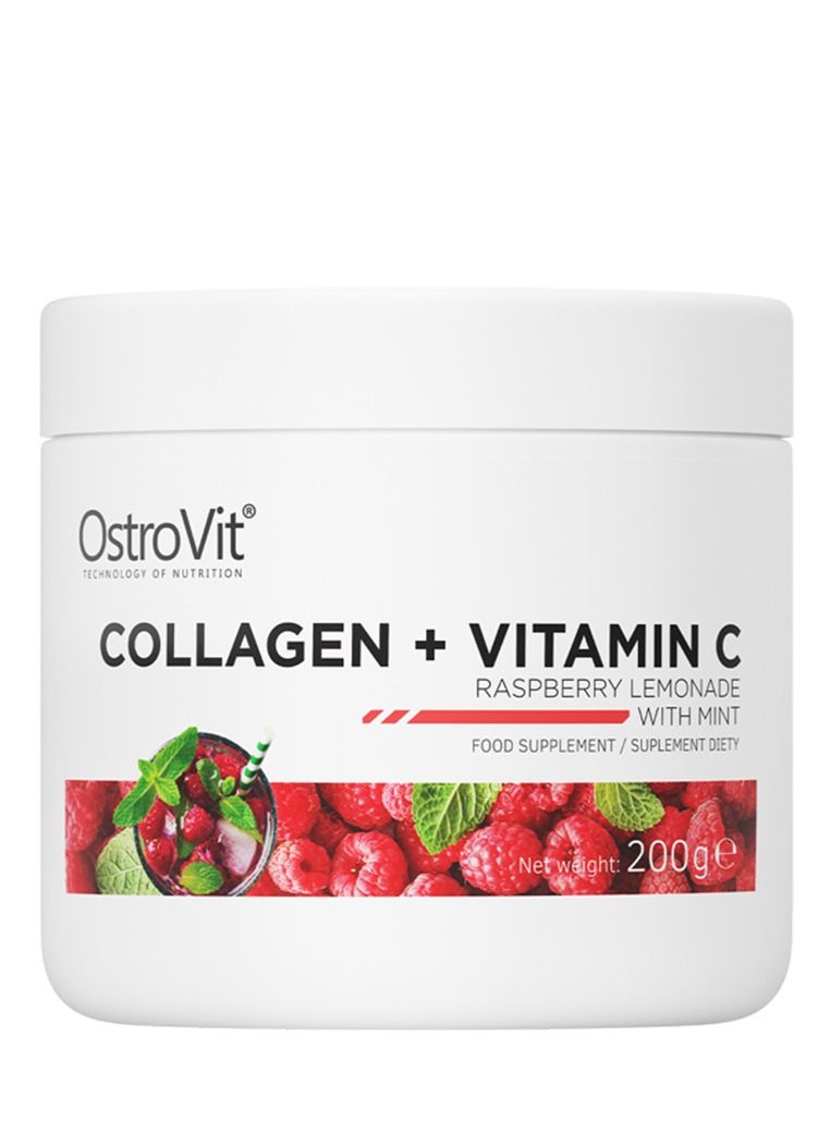 Collagen + Vitamin C 200 Grams Raspberry lemonade with mint