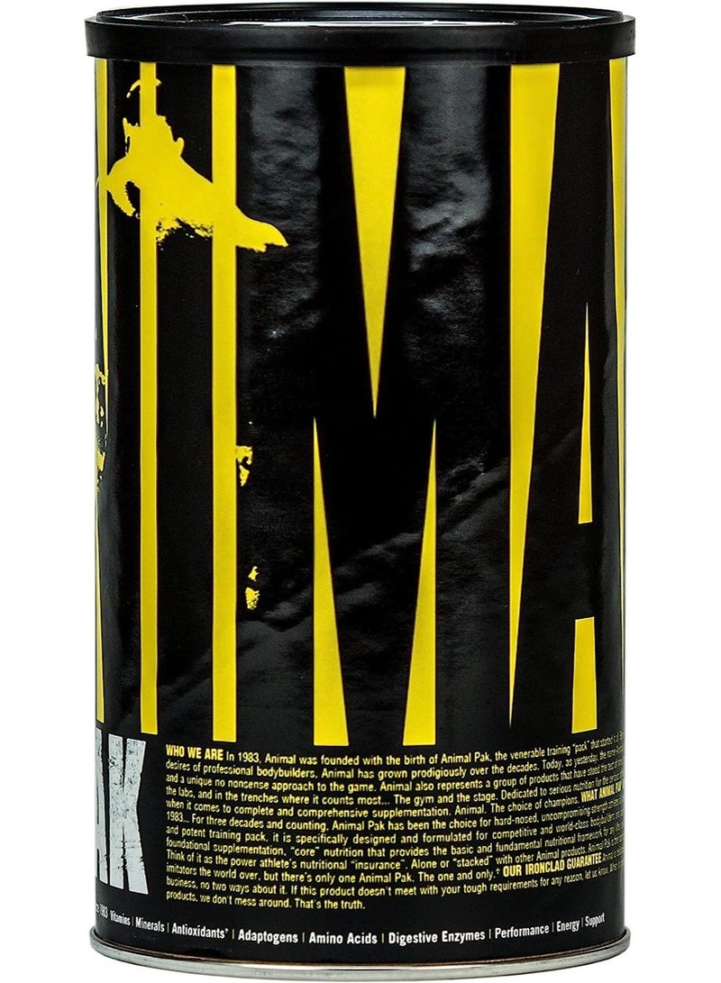 Universal Nutrition Animal Pak Dietary Supplement - 44 Packs