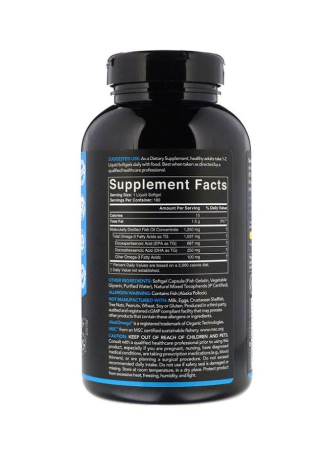 Triple Strength Omega-3 1250mg - 180 Softgels