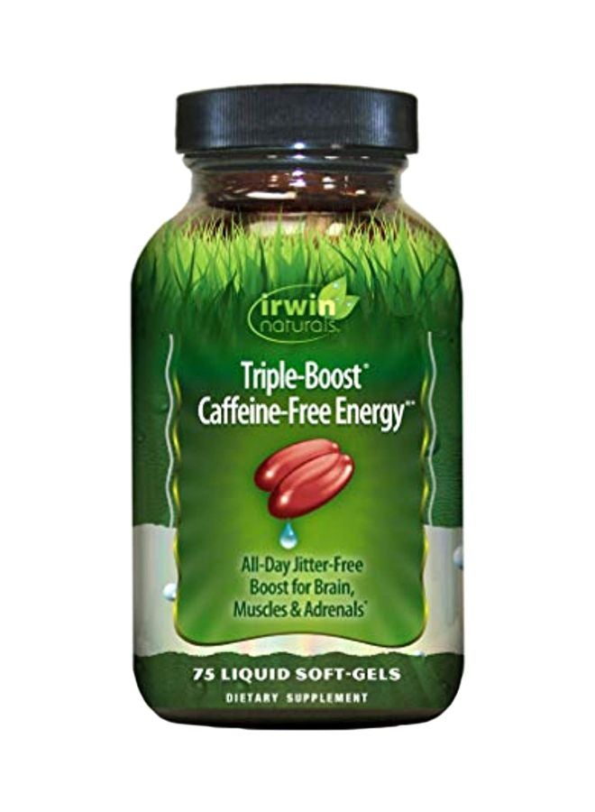 Triple-Boost Caffeine-Free Energy - 75 Liquid Soft-Gels