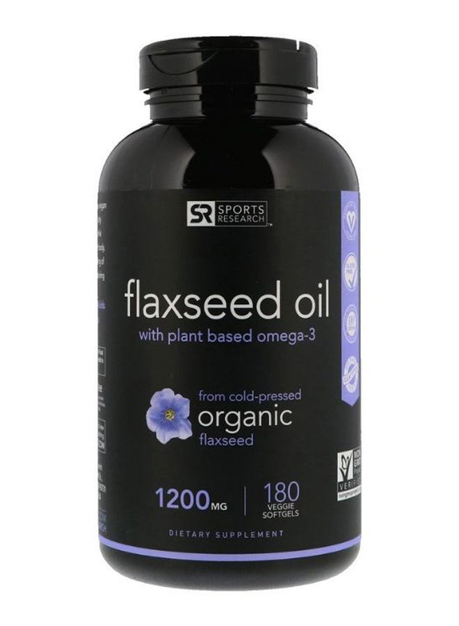 Flaxseed Oil With Plant Based Omega - 3 - Softgels