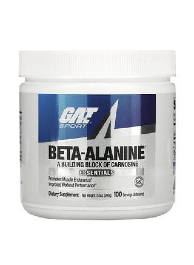 GAT Beta Alanine Unflavored 7.0 oz (200 g)