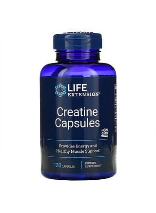 Life Extension Creatine Capsules 120 Capsules
