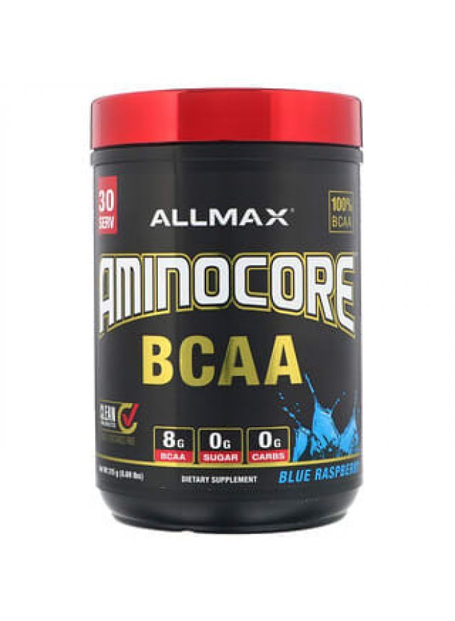 ALLMAX Nutrition AMINOCORE BCAA Blue Raspberry 0.69 lbs (315 g)