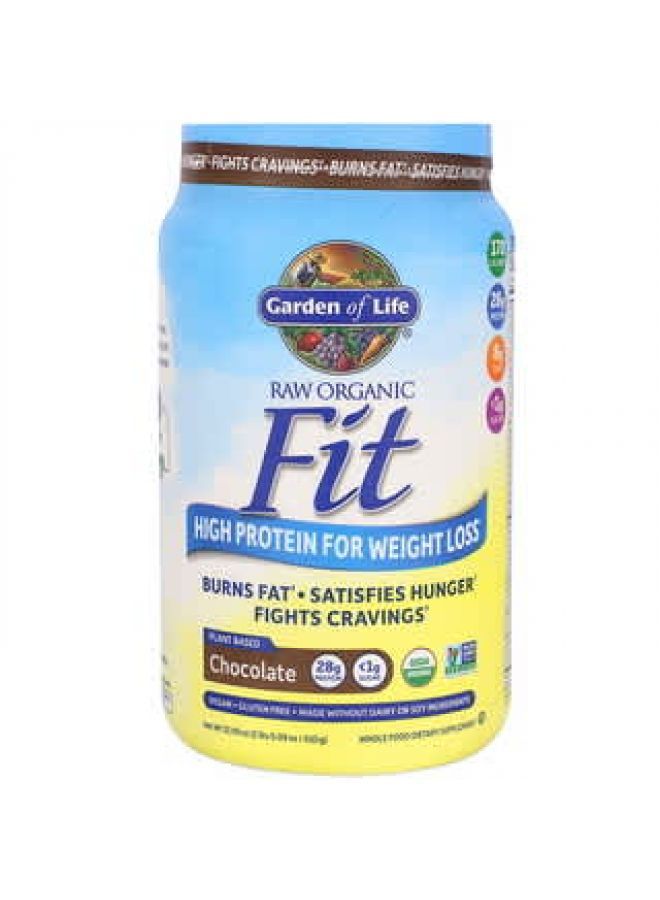 Garden of Life RAW Organic Fit High Protein for Weight Loss Chocolate 32.09 oz (910 g)