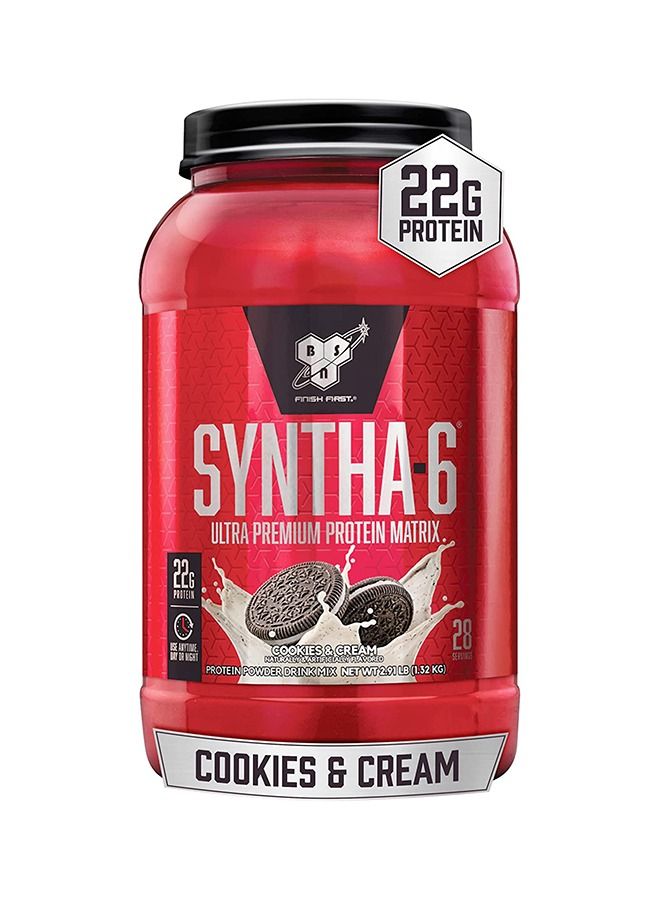 Syntha 6 Ultra Premium Protein Matrix Whey Protein Powder 2.91 Lbs, 28 Servings