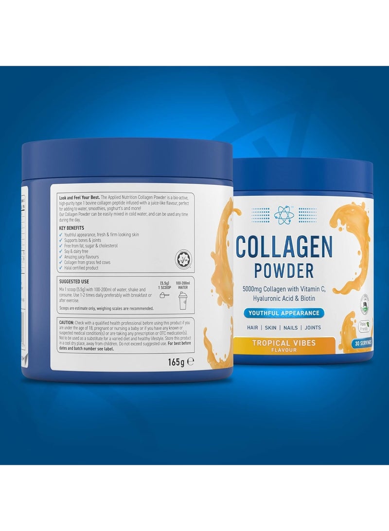 Collagen Powder 165g Tropical Vibes Flavor 30 Servings