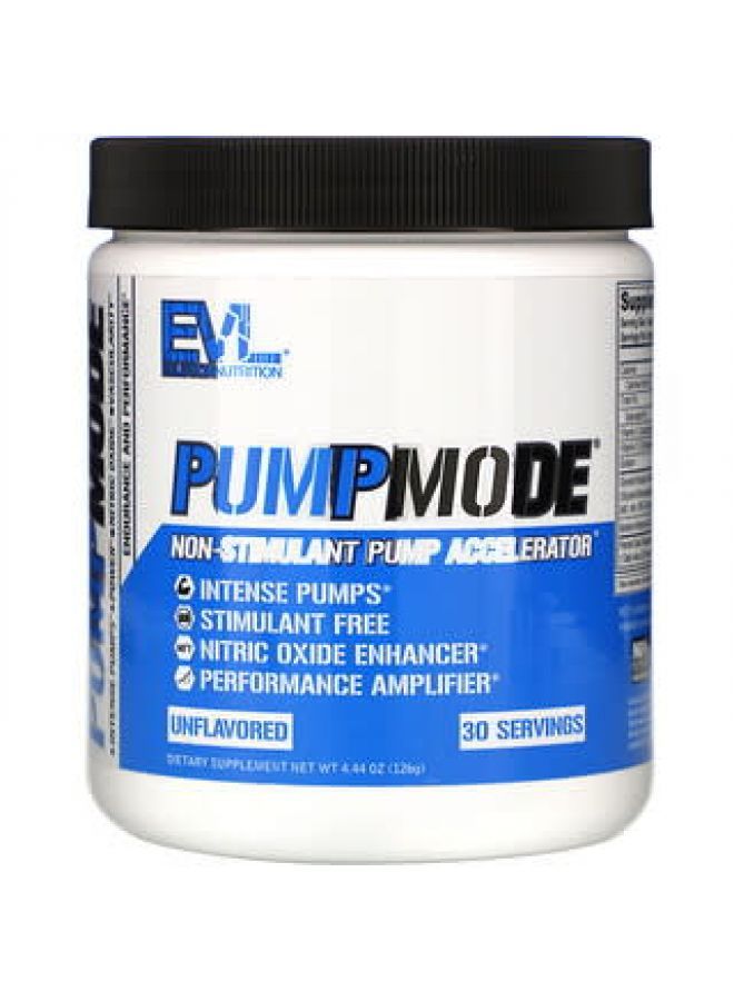 EVLution Nutrition PumpMode  Non-Stimulant Pump Accelerator 4.44 oz (126 g)