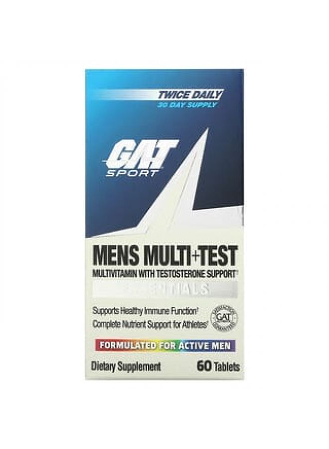 GAT Mens Multi + Test 60 Tablets