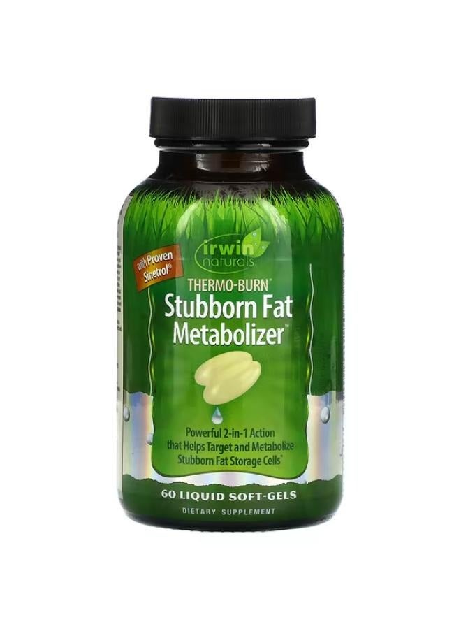 Irwin Naturals Thermo-Burn Stubborn Fat Metabolizer 60 Liquid Soft-Gels