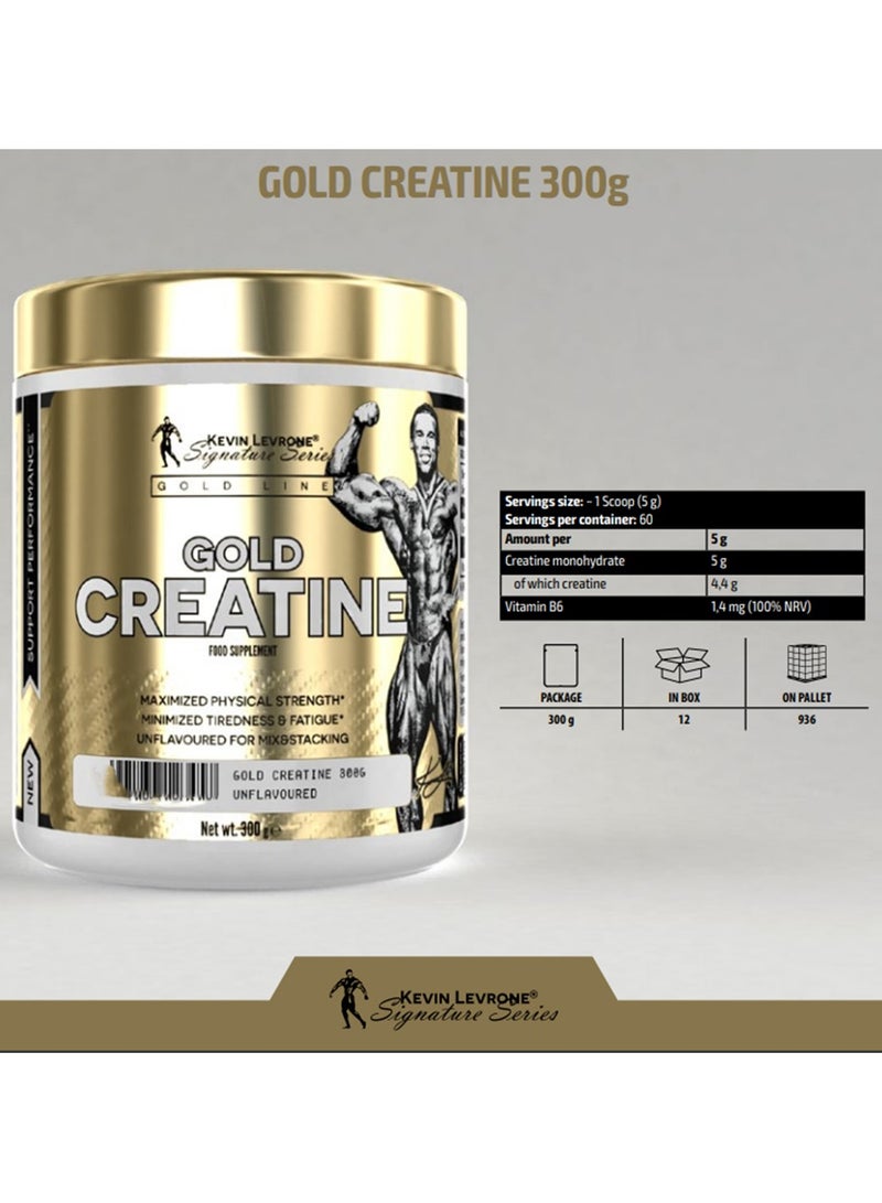 Kevin Levrone Gold Creatine 300g 60 Servings, Unflavored