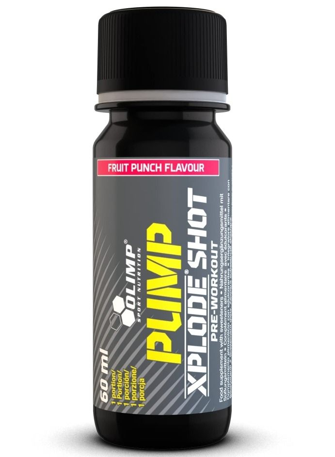 Pump Xplode Shot Pre Workout 20 Pcs x 60 Ml Fruit Punch