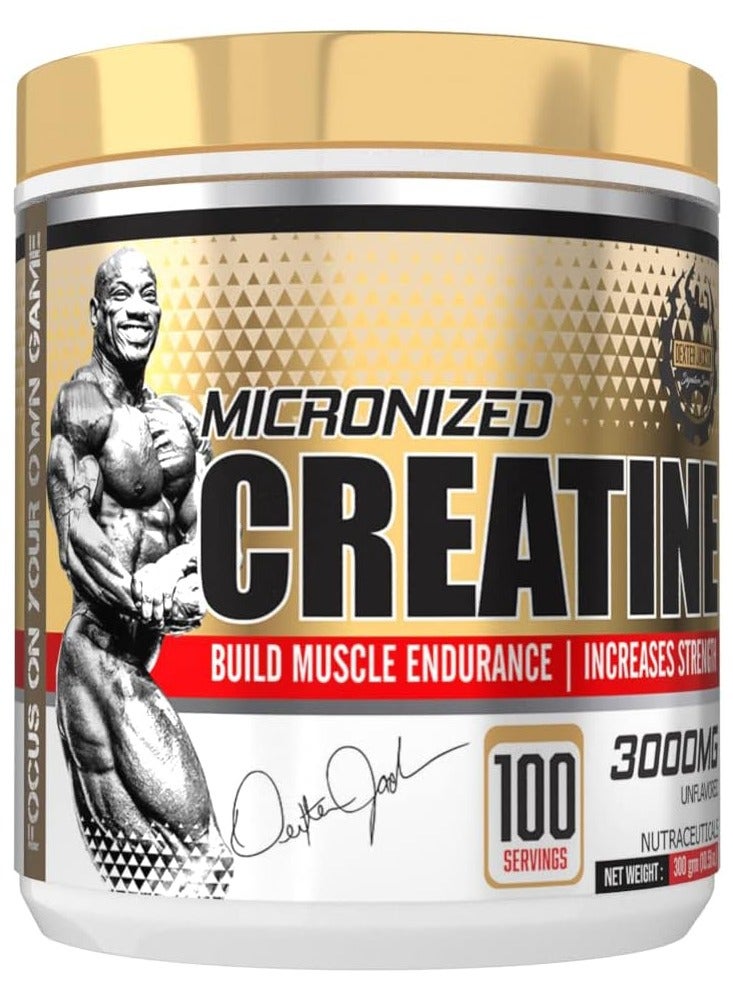 Dexter Micronized Creatine 3000MG Unflavored 300 gm 100 Servings