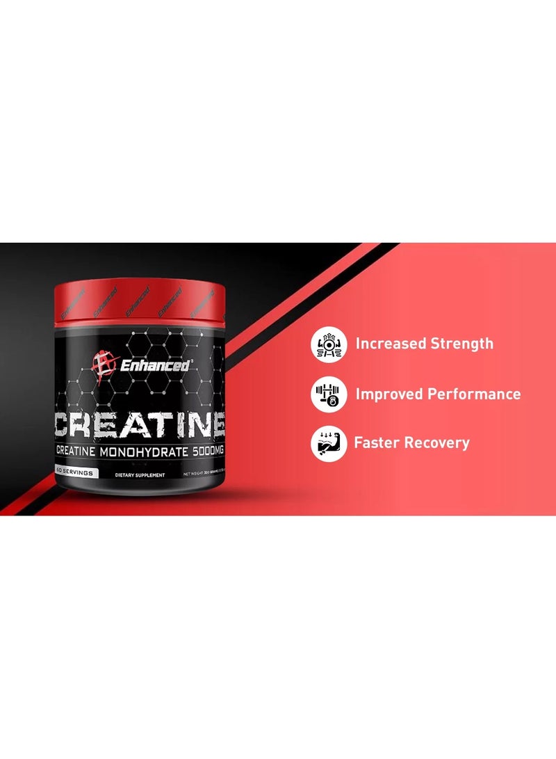 Creatine Monohydrate 300g 60 Servings Unflavored