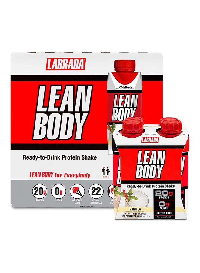 16-Piece Lean Body Ready To Drink Protein Shake-Vanilla