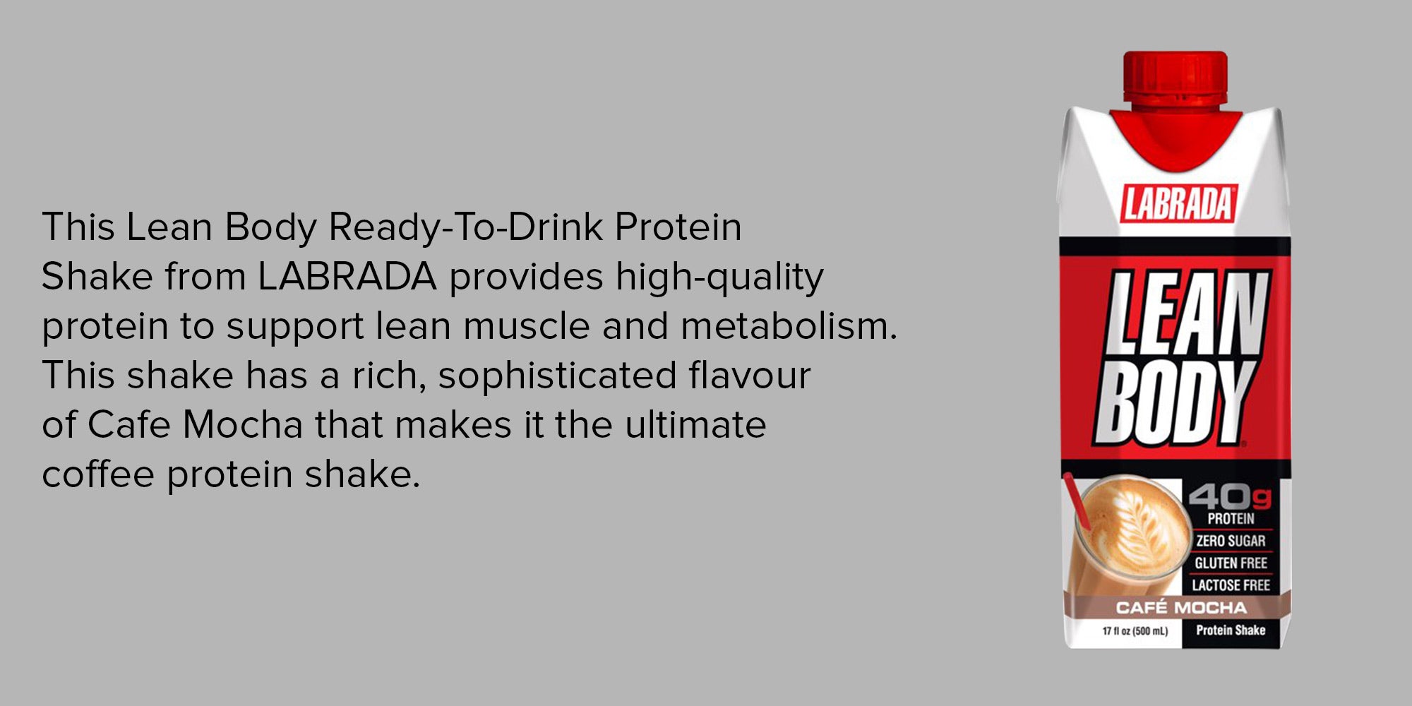 12-Piece Lean Body Ready To Drink Protein Shake-Café Mocha