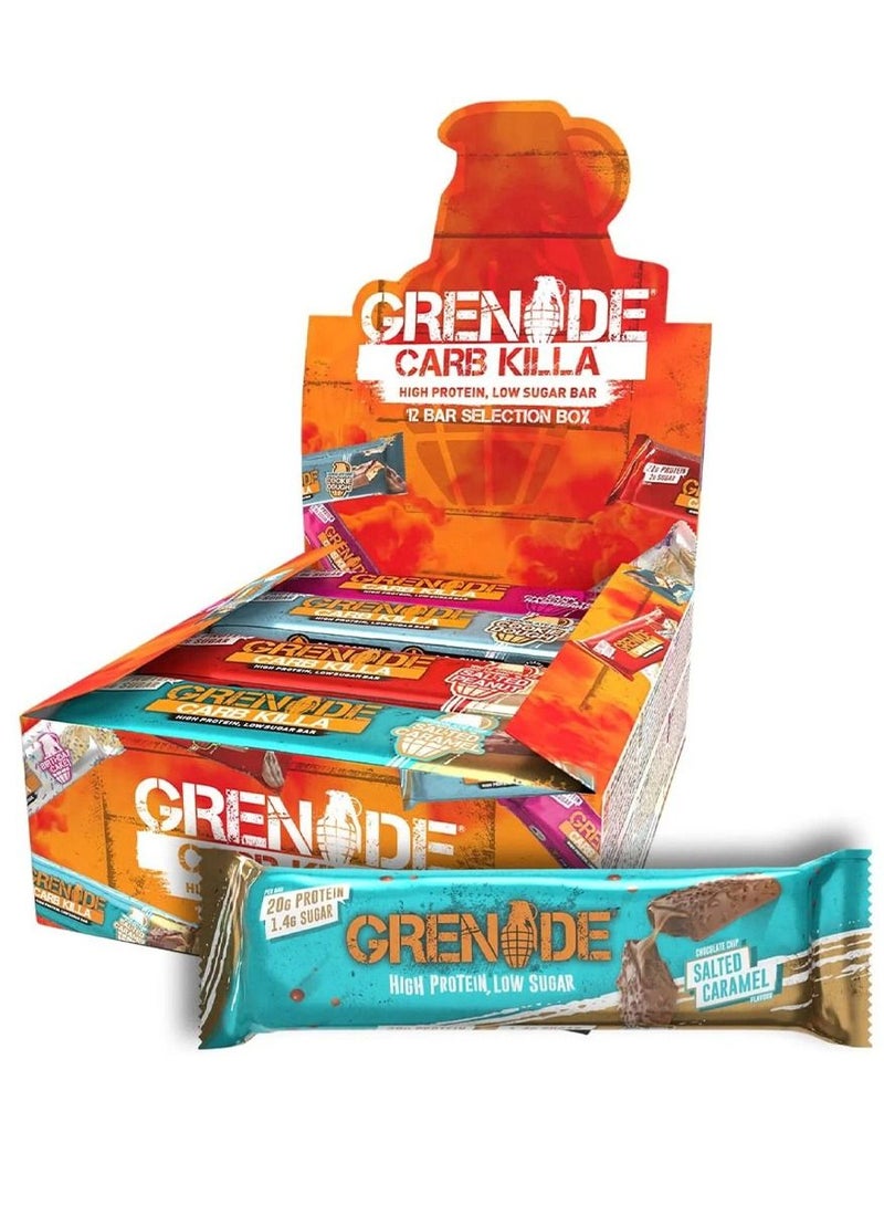 Grenade Carb Killa Selection Box 60g Pack of 12