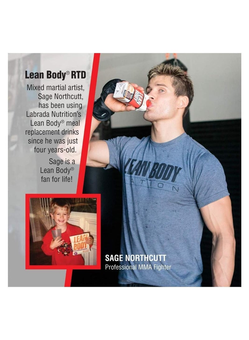 Labrada Lean Body RTD Vanilla Protein Shake 17 Fl oz (500 ml) - Pack of 12