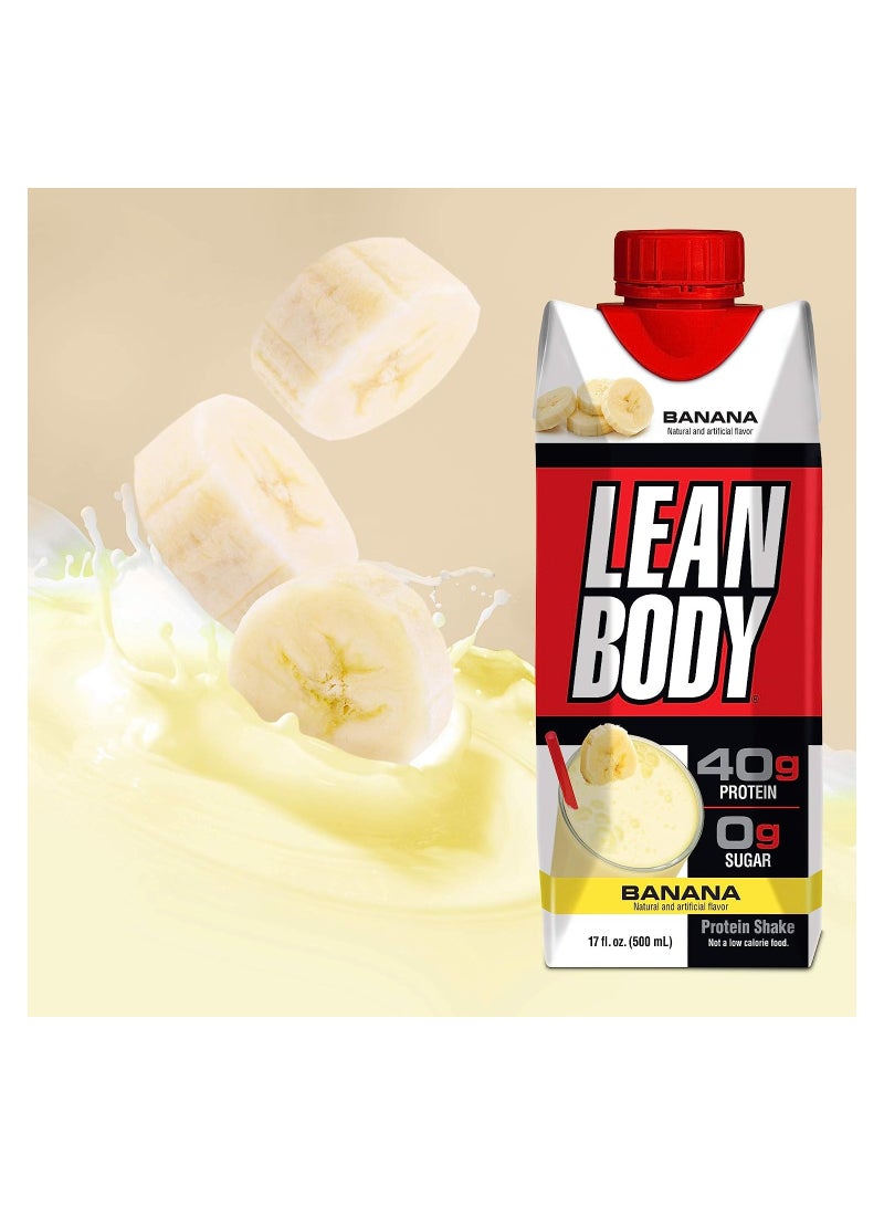 Lean Body Shake banana 500ml Pack of 12