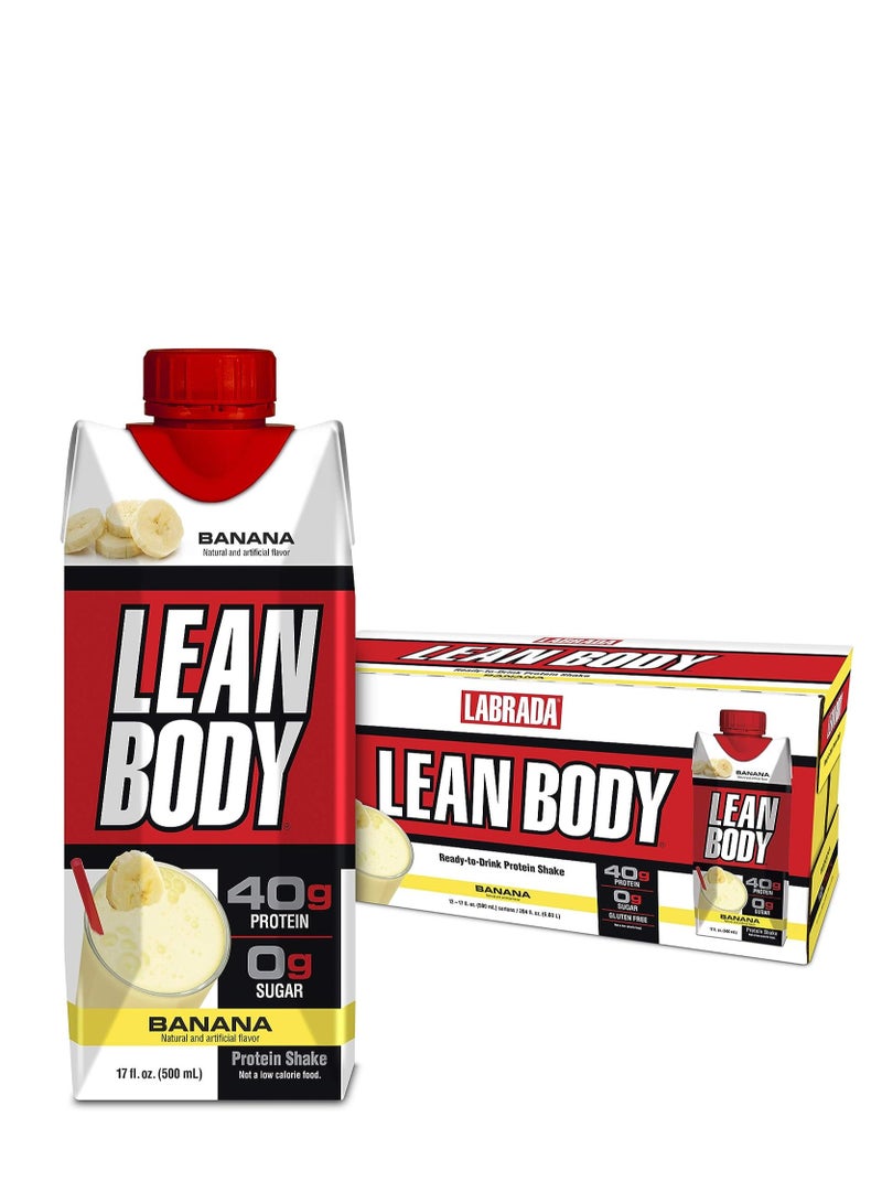 Lean Body Shake banana 500ml Pack of 12