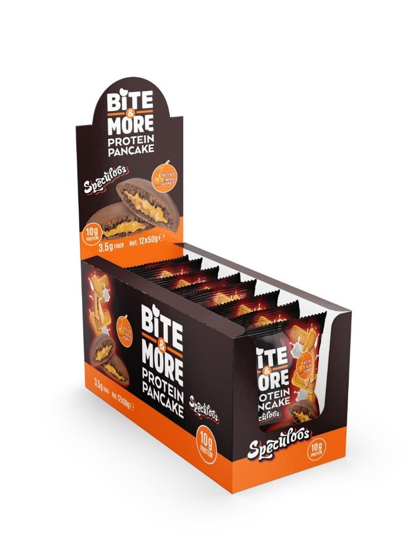 Bite & More Protein Pancake Speculoos (Lotus)  Flavour 12x50g 600g