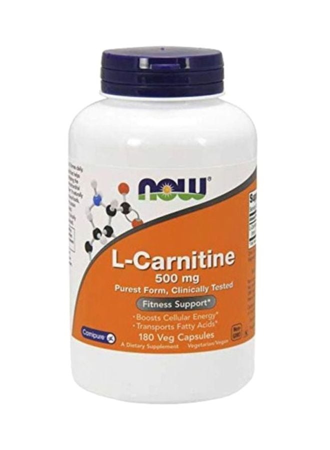 L-Carnitine Fitness Support 500mg - 180 Capsules