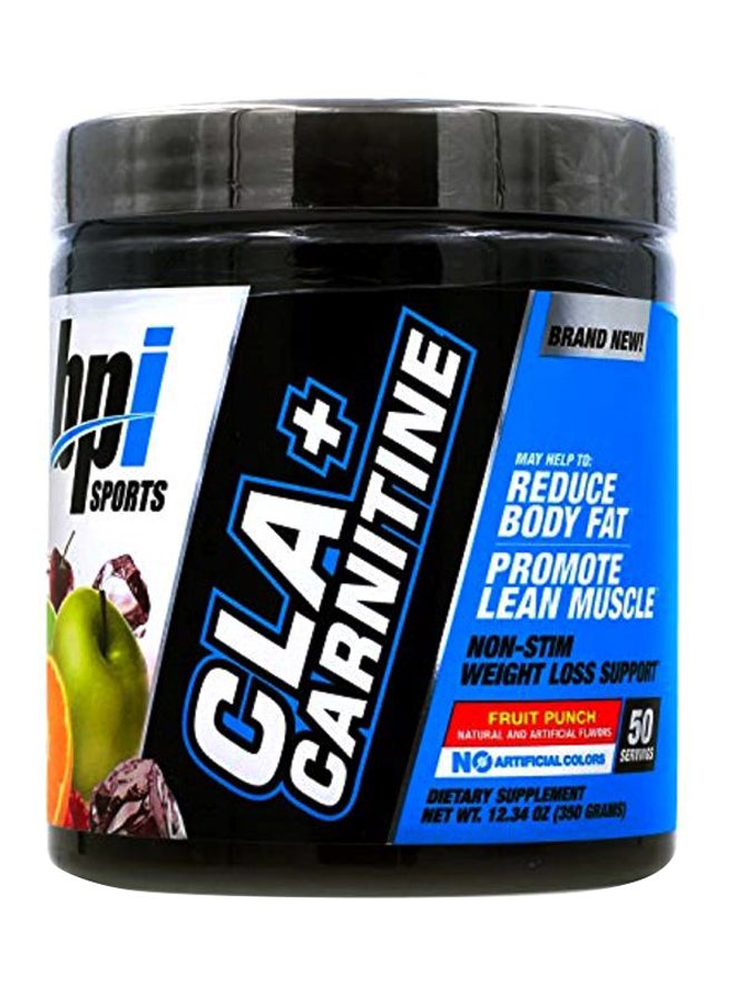 Cla+ Carnitine, Weight Loss Support, Fruit Punch, 350 grams, 50 servings