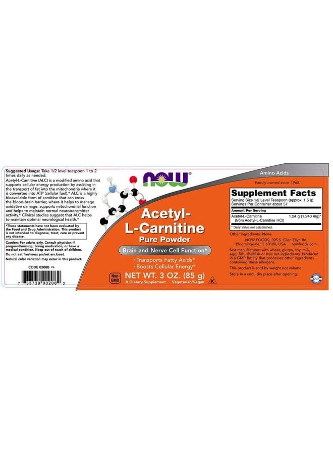 Acetyl-L-Carnitine Pure Powder