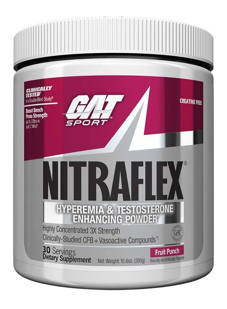 GAT Sport Nitraflex Fruit Punch Flavour -30 Servings 300gm