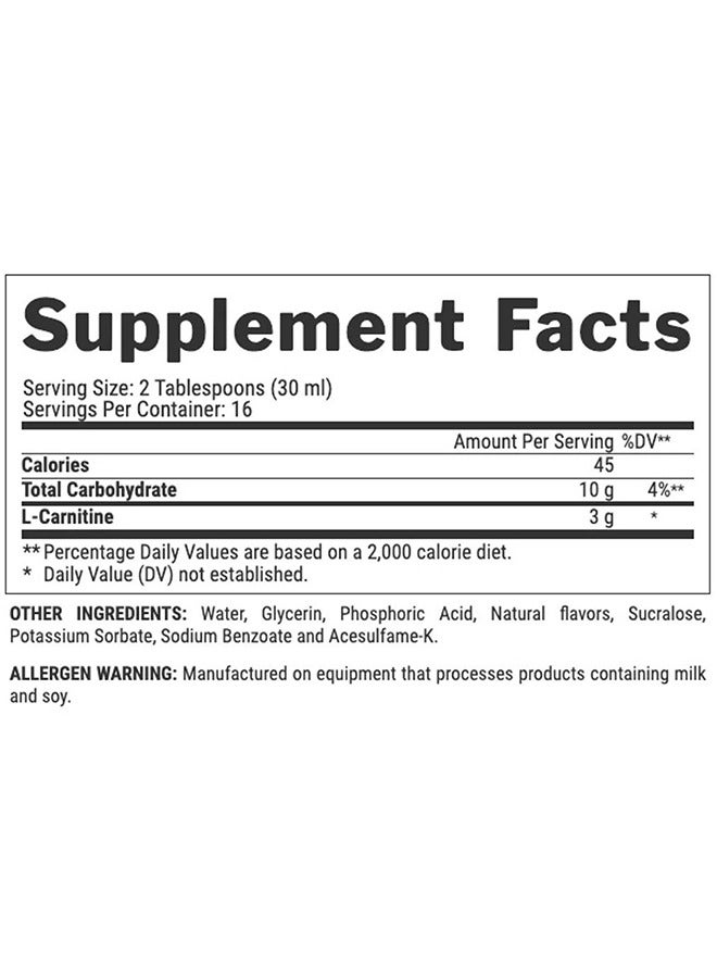Carnitine Liquid 3000 Orange Mango 465ml