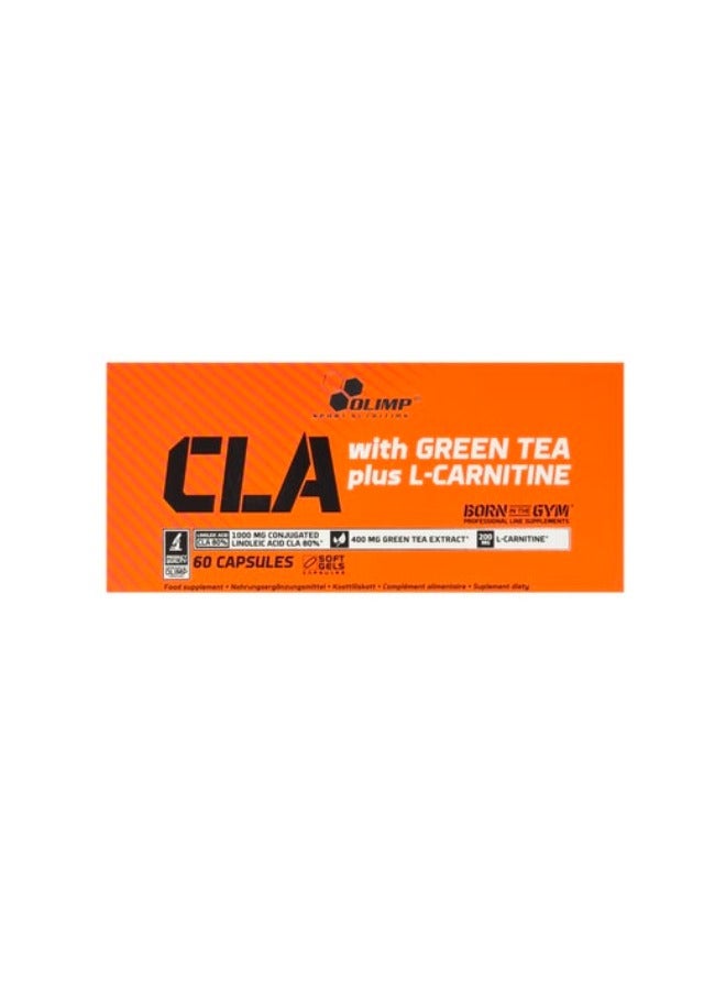 Cla With Green Tea Plus L-Carnitine, 60 Capsules