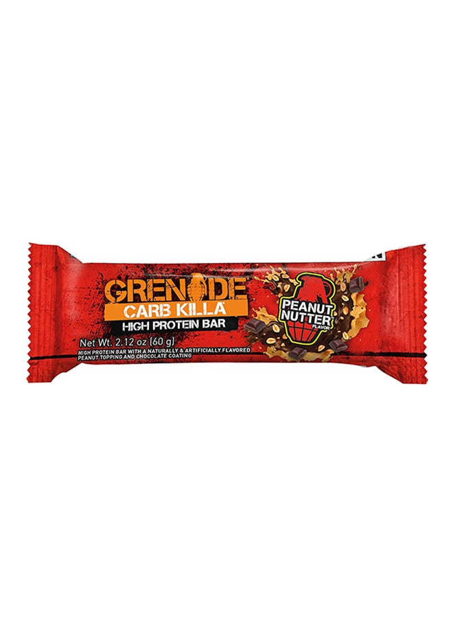 Peanut Nutter Carb Killa High Protein Bar 12X60g