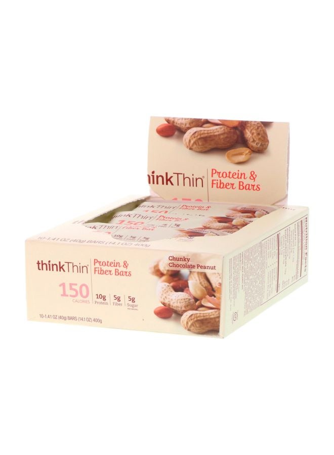 Pack Of 10 Chunky Chocolate Peanut High Protein Bars