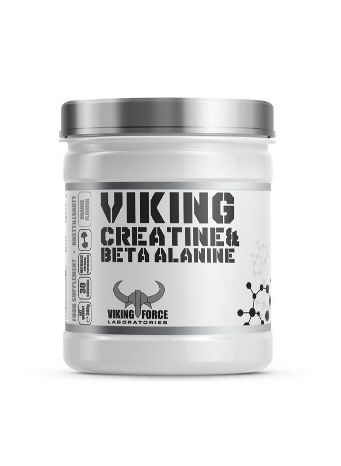 Viking Creatine and Beta Alanine Orange Flavour 300g