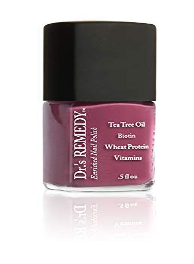 All Natural Vegan Nail Polish Brilliant Berry Organic NonToxic 3 Piece Quick Dry Long Lasting  Total TwoInOne Glaze Brave Berry Mindful Mulberry