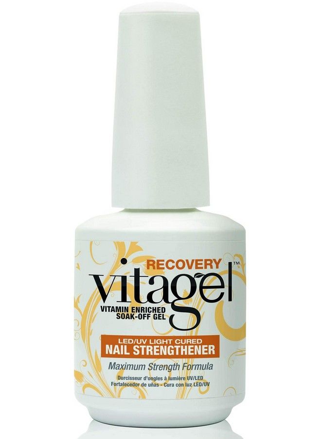 Lish Gel Led Nail Polish Vitagel Brush Strengthener And Recovery 2 Pack