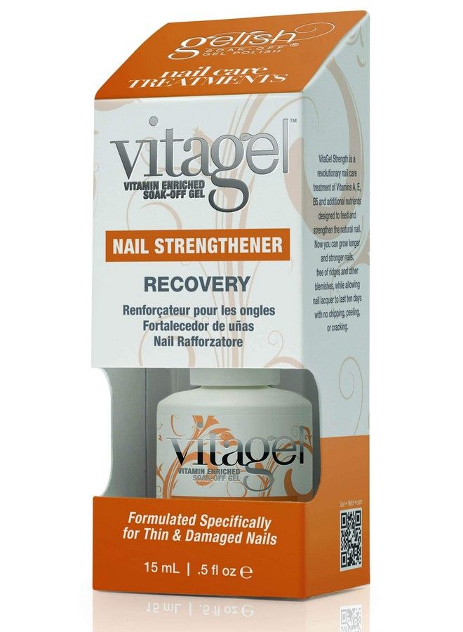 Lish Gel Led Nail Polish Vitagel Brush Strengthener And Recovery 2 Pack