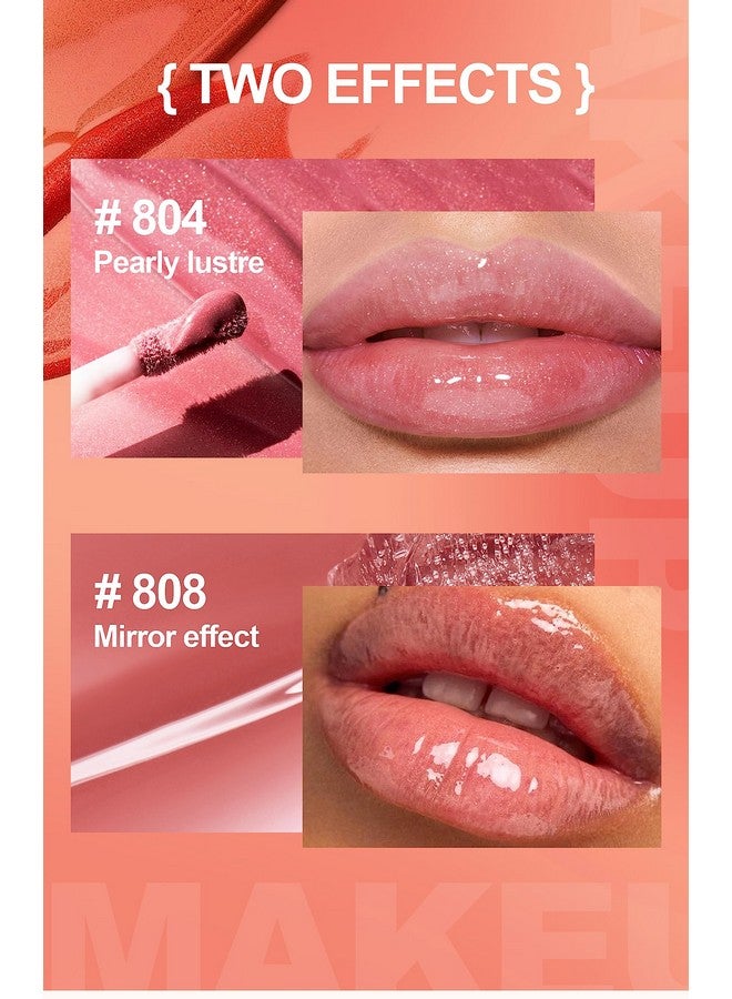 6Pcs Lip Oil Light Lipgloss Set Moisturizing Hydrating Lip Glow Oil Lip Gloss Kit High Shine Lip Plumping Glass Finish Lip Gloss Liquid Lipstick For Women (Set C)