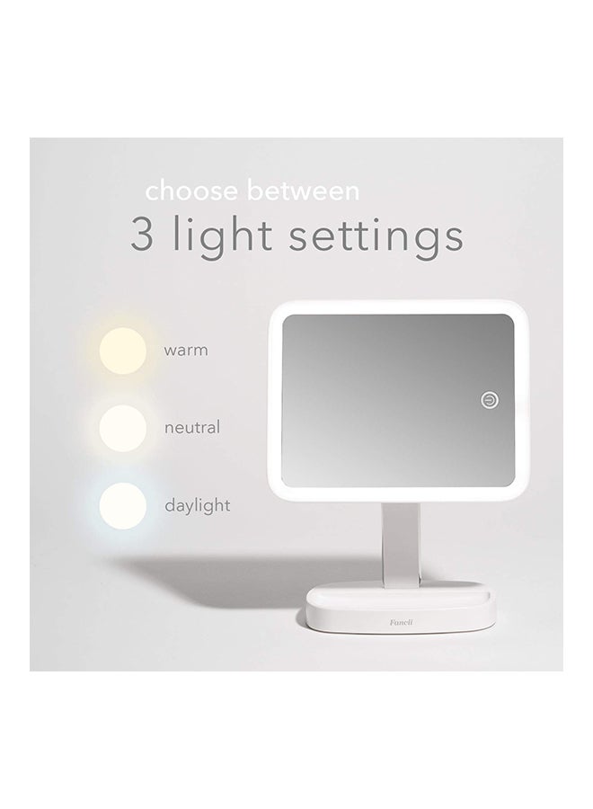 3 Led Light Makeup Vanity Mirror White