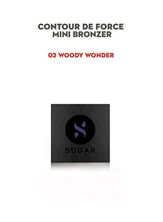 Contour De Force Mini Bronzer 02 Woody Wonder